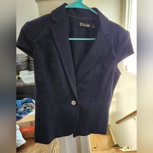 New york & co navy blazer size 4